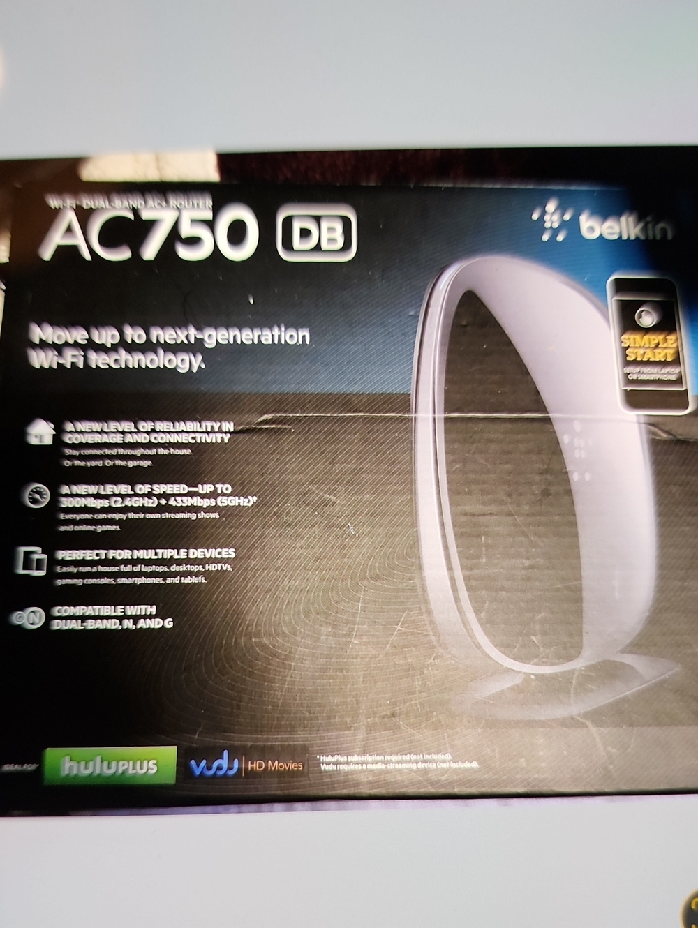 belkin Black Wi‑Fi Router Packaging